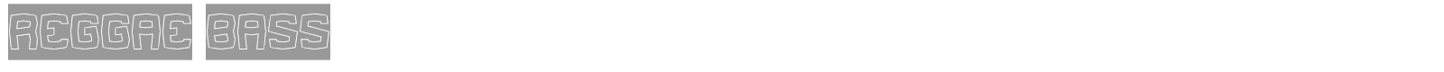 Reggae Bass font preview